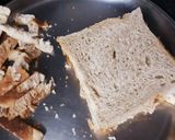A picture of step 1 of Sandwich bread dhokla.