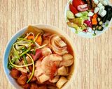 Hình bước làm 1 của món Phở chay