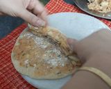 A picture of step 4 of Layered Aloo Paratha.