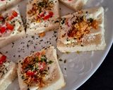 Une image de l'étape 5 de Toasts crème de camembert ail et Tomates confites 🍅.