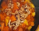 Foto del paso 8 de la receta Albóndigas de pavo en salsa de calabaza, manzana y nueces
