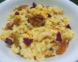 A picture of step 3 of Paneer Halwa.