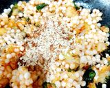 A picture of step 3 of Sabudana Khichdi.