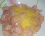 A picture of step 2 of Chicken Manchurian.
