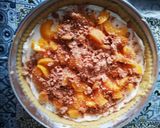 Foto del passaggio 1 della ricetta Crostata di pesche con sorpresa
