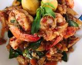 อินทผลัมผัดพริกแกงกุ้งหมูสับ🍋 วิธีทำสูตร 4 รูป