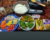 फ्राईड राईस वीद रोस्टेड पीनट (fried rice with roasted peanut recipe in Hindi) रेसिपी चरण 1 फोटो
