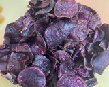 Foto langkah ke 4 dari resep Keripik ubi ungu krispi.