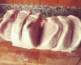 Foto del paso 3 de la receta: Chuleta de Centro (rack) al horno con papas rellenas