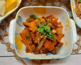 Hình bước làm 3 của món Cà rốt xào thịt