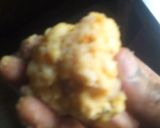 A picture of step 7 of Yam balls and egg into egg.