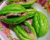 Hình bước làm 2 của món Canh khổ qua dồn chả cá thác lác