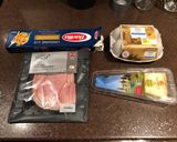 A picture of step 1 of 10 minute carbonara.
