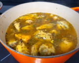 Foto del paso 3 de la receta: Arroz integral caldoso con conejo,  alcachofas y hierbas