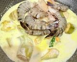 Gambar langkah 4 resipi 👩‍🍳Masak Lemak Cili Api Pisang Muda.
