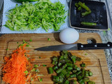 Tortilla exprés 🕰️ espárragos, zanahoria, zapallo italiano 💫