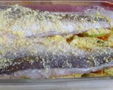 Foto del paso 3 de la receta: Merluza al horno en cama de zanahoria, zapallitos y cebolla caramelizada