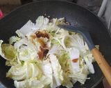รูปขั้นตอนการทำที่ 2 ของ ผัดผักกาดขาวหมูสับน้ำมันหอย