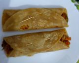 A picture of step 11 of Chicken Roll.
