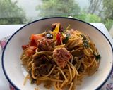 รูปขั้นตอนการทำที่ 5 ของ Oven Roasted Veg Pasta w/t Veg-Pork oat ball🥕🌶️🍝(พาสต้าผักย่างลูกชิ้นหมูโอ้ต)🍝🍆🫑🫚🧄