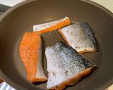 白醬鮭魚義大利麵的食譜步驟3照片