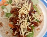A picture of step 4 of Vegetables Burritos 🌯.