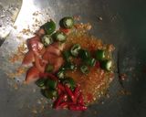 Foto langkah ke 3 dari resep Cumi asin Cabe ijo.