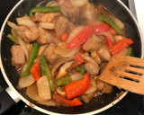 Foto del paso 5 de la receta: Carne y verduras con vinagre de arroz