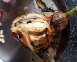 A picture of step 1 of Began bharta.