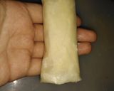 A picture of step 11 of Tikka spring rolls.