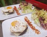 Pas rețetă Burger cu brânză și ou 1 fotografie