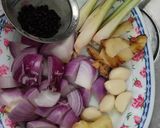 Gambar langkah 2 resipi Bubur Lambuk Terengganu Bulan Zulhijjah.
