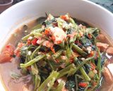 Foto langkah ke 3 dari resep Cah kangkung terasi.