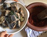 รูปขั้นตอนการทำที่ 3 ของ ขนมจีน น้ำยาป่าตีนไก่