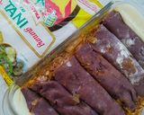 Foto langkah ke 6 dari resep Lasagna Gulung Ubi Ungu.