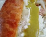 Foto del paso 6 de la receta: 🇲🇽 Pambazo🇲🇽 de mole verde con pollo