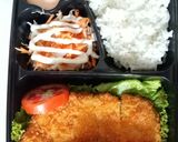 Foto langkah ke 9 dari resep Bento ayam katsu.