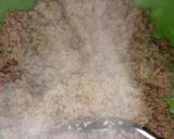 A picture of step 8 of Dashishi (Arabian food using wheat).