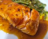 Foto del paso 7 de la receta: Suprema de salmón en salsa de cítricos y soja