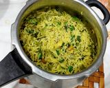 A picture of step 3 of Surti Papadi Khichdi.