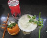 A picture of step 4 of Cucumber Orange Cooler.