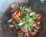Foto langkah ke 6 dari resep Tumis Udang Petai.