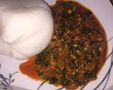 A picture of step 6 of Moringa stew.