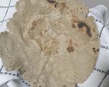 A picture of step 7 of Bajra roti.