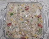 A picture of step 6 of Cheese loaded veggies.