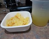 A picture of step 1 of Pineapple Dessert.