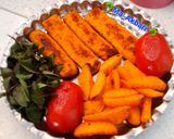 عکس مرحله 3 از دستور 🌺سیبزمینی تنوری و کباب مرغ در فر