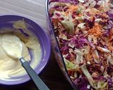 Foto del paso 4 de la receta: Ensalada de repollo morado y repollo blanco