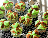 Foto langkah ke 8 dari resep Bolu Kukus Pandan Cokelat Mekar Semua - Asian Steamed Cake.