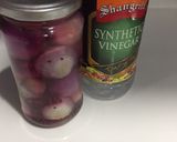 A picture of step 3 of Vinegar onion pickle.